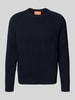 CRUNA Strickpullover aus Wolle Modell 'Fuji' Marine