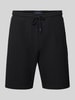 Christian Berg Men Shorts mit elastischem Bund Black