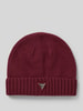 Guess Activewear Muts met viscose en wol, model 'Sweater' Donkerrood