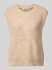 MORE & MORE Spencer met ronde hals Beige