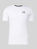 Under Armour T-Shirt mit Label-Print Weiss