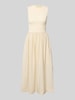Jake*s Casual Midikleid mit Smok-Details Beige