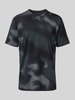 Under Armour T-Shirt mit Label-Print BLACK
