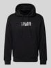 Jack & Jones Hoodie mit Label-Print Modell 'ECORP' Black