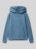 Jack & Jones Hoodie mit Label-Print Modell 'VERMONT' Rauchblau