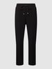 Christian Berg Woman Sweatpants mit Bundfalten Black