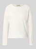 Smith and Soul Longsleeve mit Rundhalsausschnitt Offwhite