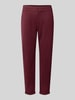 FREE/QUENT Spodnie materiałowe o kroju skinny fit z dodatkiem wiskozy model 'NANNI' Bordowy
