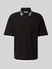 Versace Jeans Couture Poloshirt mit Label-Print Black