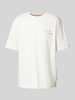 Only & Sons T-Shirt mit Stitching-Detail Modell 'MILO' Weiss