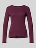 Christian Berg Woman Bluzka z długim rękawem z dekoltem okrągłym Wiśniowy