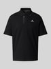 FIRE + ICE Poloshirt mit Label-Print Modell 'MICK' Black