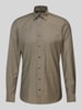 OLYMP Level Five Slim Fit Businesshemd aus Baumwoll-Mix Sand