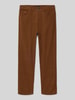 Tommy Hilfiger Teens Spodnie sztruksowe o kroju straight fit z czystej bawełny Koniakowy