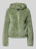 Only Sweatjacke mit Kapuze Modell 'NEW ANNA' Schilf