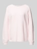 Christian Berg Woman Gebreide pullover met ronde hals Lichtroze