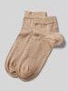 JOOP! Collection Socken mit Label-Detail Sand Melange