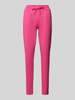 ICHI Skinny Fit Stoffhose mit elastischem Bund Modell 'KATE' Pink