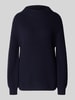 s.Oliver RED LABEL Regular fit gebreide pullover van katoenmix Marineblauw