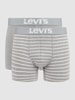 Levi's® Boxershort met stretch in set van 2  Middengrijs