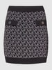 MICHAEL Michael Kors Rock mit Allover-Muster Modell 'DOT' Schwarz