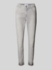 Angels Slim fit jeans met verkort model, model 'ORNELLA' Lichtgrijs