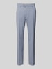 Carl Gross Chino mit Strukturmuster Modell 'Shiver' Hellblau