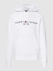 Tommy Hilfiger Hoodie mit Label-Stitching Modell 'PRIMARY' Weiß