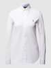 Polo Ralph Lauren Skinny Fit Bluse aus Piqué Weiss