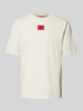 HUGO T-Shirt mit Label-Patch Modell 'Drambok' - HUGO X RB Offwhite