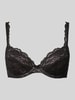 Marie Jo Push-up-bh van kant, model 'Cyrile' Metallic zwart