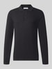JACK & JONES koszulka polo w kroju slim fit z detal z logo model 'AUSTIN' Czarny