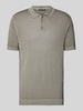 Drykorn Regular fit poloshirt met korte knoopsluiting, model 'TRITON' Olijfgroen