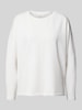 s.Oliver RED LABEL Sweatshirt mit Teilungsnähten Offwhite