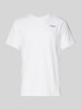 G-Star Raw Slim Fit T-Shirt mit Label-Detail Weiss