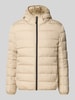 MCNEAL Gewatteerd jack met capuchon en ritssluiting Beige