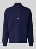 HUGO Relaxed Fit Sweatshirt aus Baumwoll-Mix Modell 'DANOVOTOP' Royal