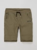 Blue Effect Bermudas mit Stretch-Anteil Lindgrün