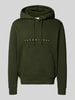 Jack & Jones Hoodie mit Label-Print Oliv