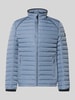 NAUTGÅRD Regular Fit Jacke in Stepp-Optik Bleu