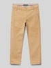 Tommy Hilfiger Teens Chino met Franse steekzakken Camel