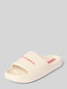 CHAMPION Slides mit Logo-Print Offwhite