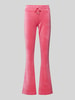 Juicy Couture Sweatpants met labeldetail Felroze