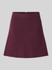 Vero Moda Ausgestellter Mini-Rock aus Viskose-Mix Modell 'SABA' Bordeaux