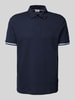 JOOP! Jeans Poloshirt mit Label-Print Modell 'Amare' Marine