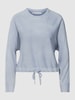 Only Gebreide pullover met tunnelkoord in de band, model 'AMALIA' Lichtblauw