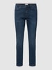 MCNEAL Slim Fit Jeans mit Label-Detail Rauchblau