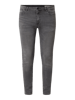 REVIEW Jeansy o kroju skinny fit z naszywką z logo Szary