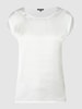 More & More Blusenshirt mit angeschnittenen Ärmeln  Offwhite