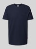 JOOP! Jeans T-Shirt mit Strukturmuster Modell 'Aslomar' Marine